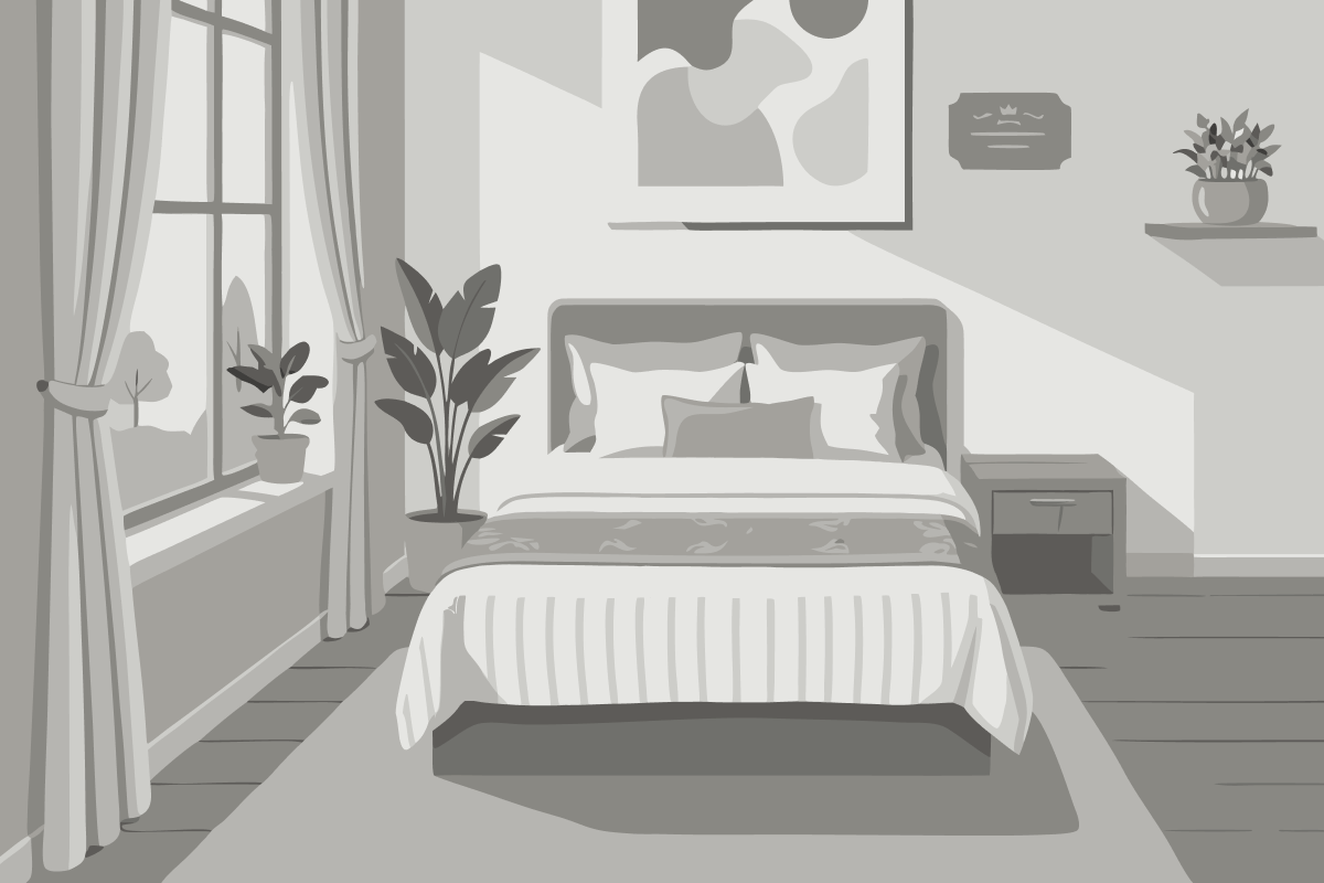 Studio with Two Double Beds